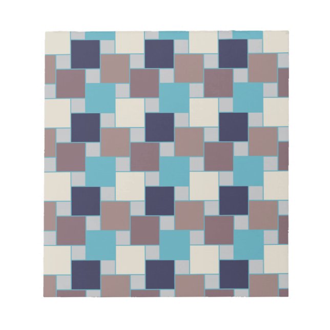 Pfau am Strand Notizblock (Vorderseite)