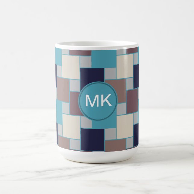 Pfau am Strand Tasse (Mittel)