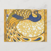 Pfau Antike Vintage Farbe
