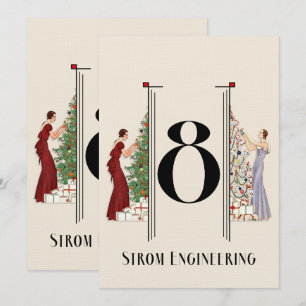 Pfau Art Deco Flair Tischnummer 8