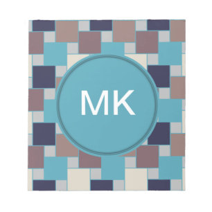 Pfau auf dem Strand Notizblock