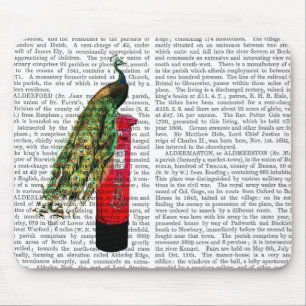 Pfau auf Postbox Mousepad