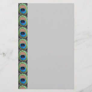 Pfau-Augen-Briefpapier Briefpapier