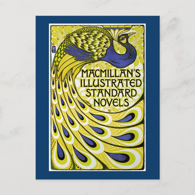 Pfau-Ausgabe, MacMillans Illustraded Postkarte (Vorderseite)