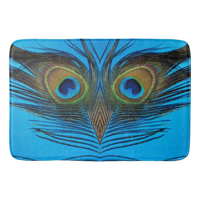 Pfau Badematte (Vorderseite)