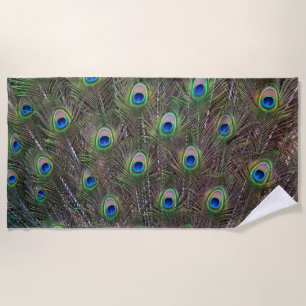 Pfau-Badetuch Strandtuch