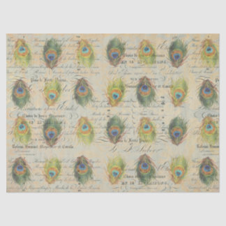 Pfau-Eintagsfliegen Complimentry Decoupage Papier