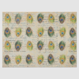 Pfau-Eintagsfliegen Complimentry Decoupage Papier