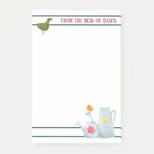 Pfau, Ente und Küken Post-it Klebezettel