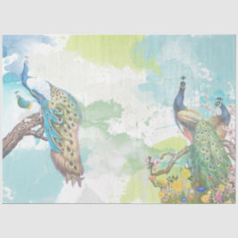 Pfau Ephemera 1 Seidenpapier