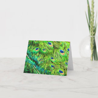 Pfau-Farbe Karte