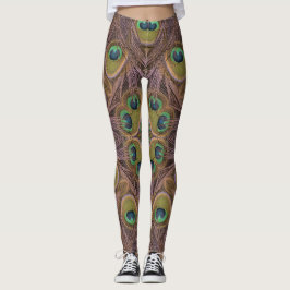 Pfau-Feder-Leggings Leggings