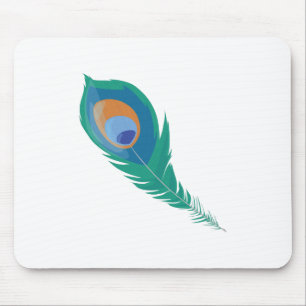 Pfau-Feder Mousepad