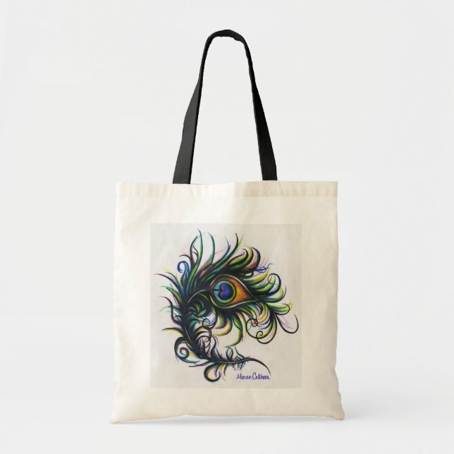 Pfau-Feder-Tasche Tragetasche