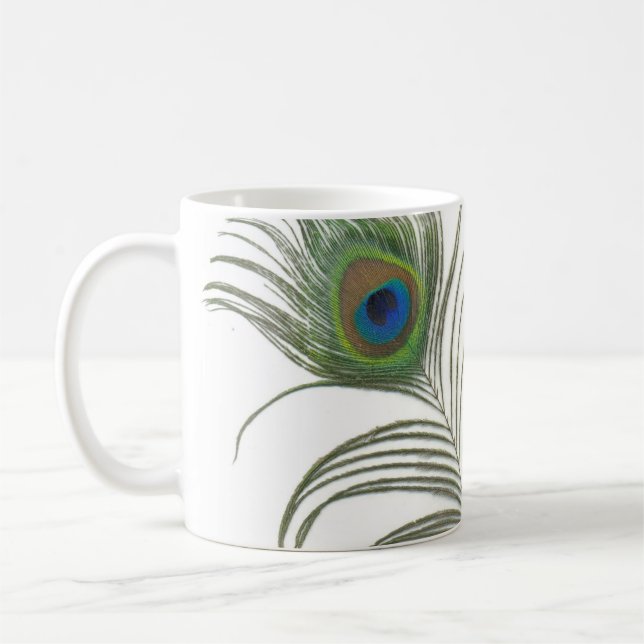 Pfau-Feder Tasse (Links)