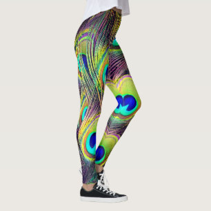 Pfau-Federn 5 Leggings