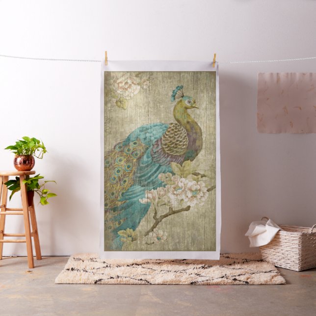 Pfau - Gewebe Stoff (Beispiel)