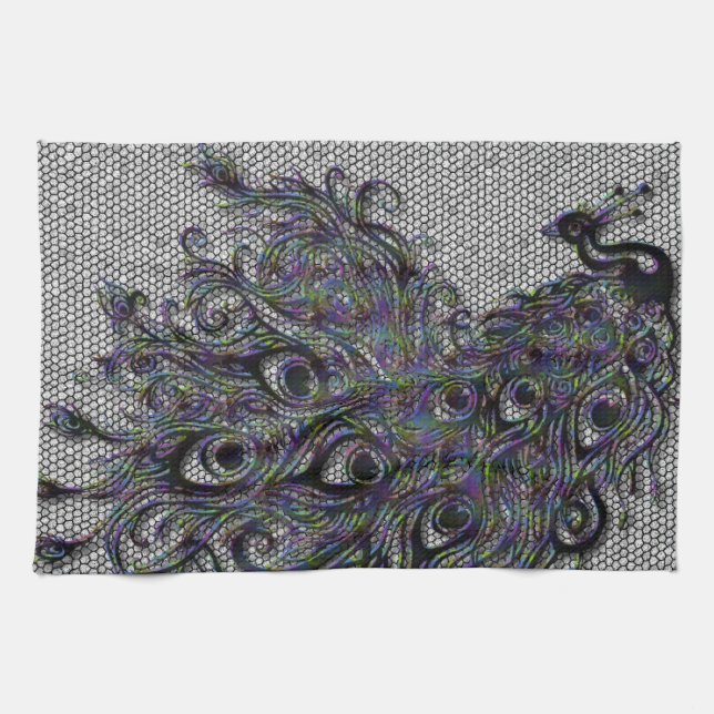 Pfau Handtuch (Horizontal)