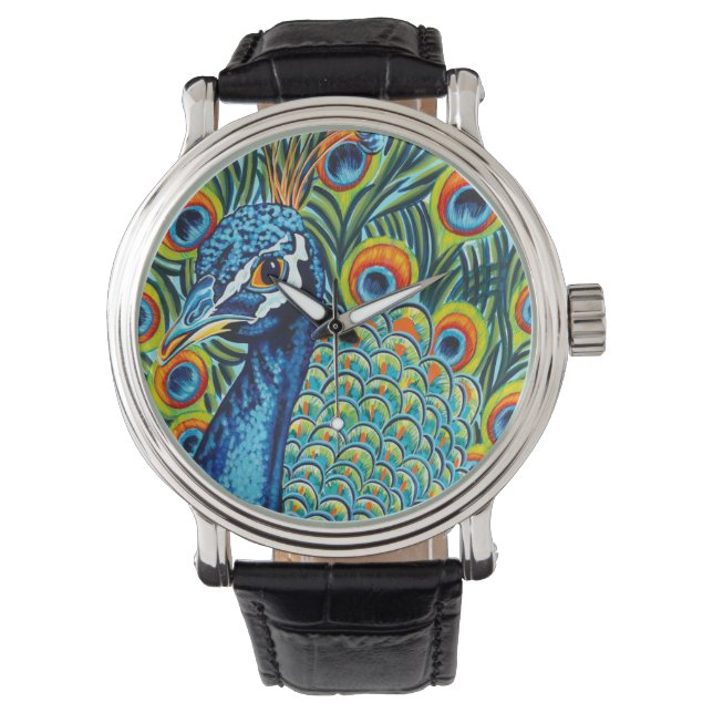 Pfau I Armbanduhr (Vorderseite)