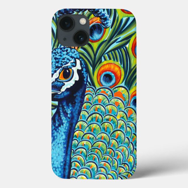 Pfau I Case-Mate iPhone Hülle (Rückseite)