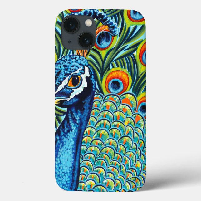 Pfau I Case-Mate iPhone Hülle (Rückseite)