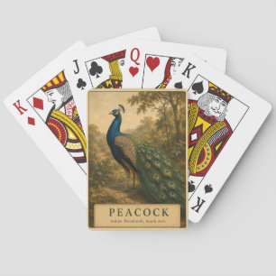 Pfau Indian Woodlands VINTAGE Spielkarten