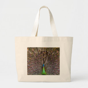 Pfau Jumbo Stoffbeutel