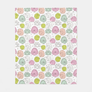 Pfau Kinder Tapete vintage Fleecedecke