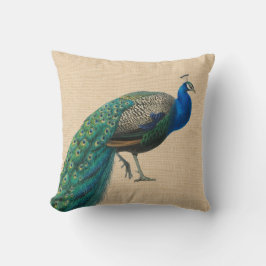 Pfau-Kissen bunt Kissen