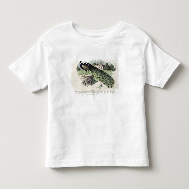 Pfau Kleinkind T-shirt (Vorderseite)