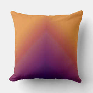Pfau Ombre Orange Kissen