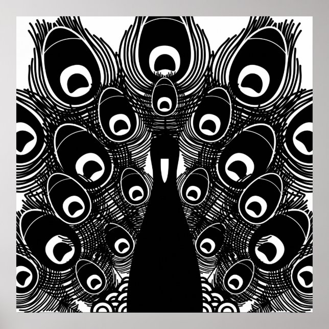Pfau Poster (Vorne)