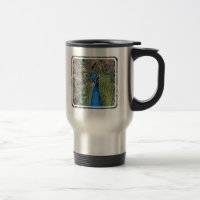 Pfau-rostfreie Reise-Tasse