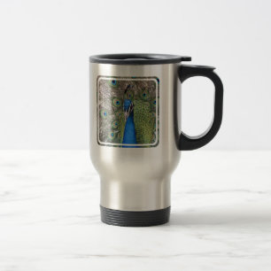 Pfau-rostfreie Reise-Tasse Reisebecher