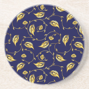 Pfau-Sari-Muster Sandstein Untersetzer