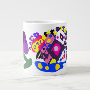 Pfau Spaß cool Jumbo-Tasse