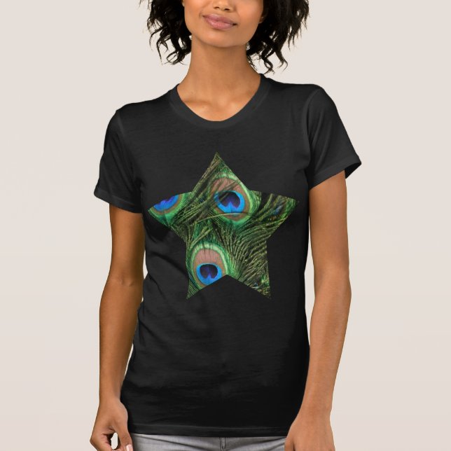 Pfau-Stern T-Shirt (Vorderseite)