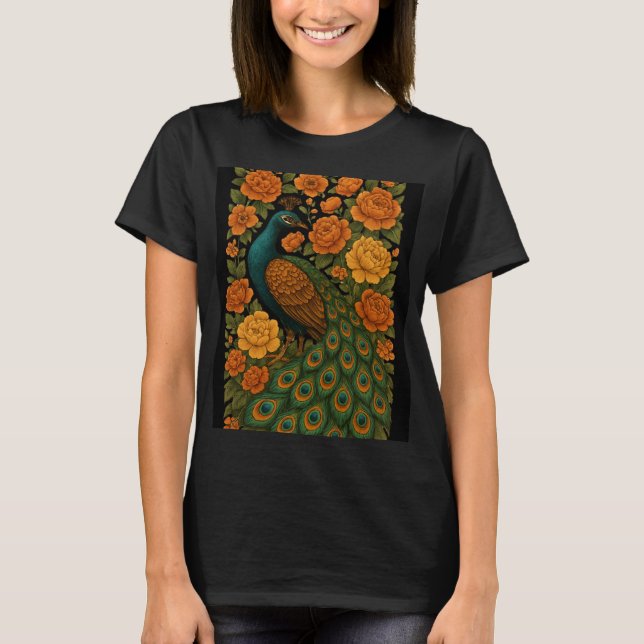 Pfau T-Shirt (Vorderseite)