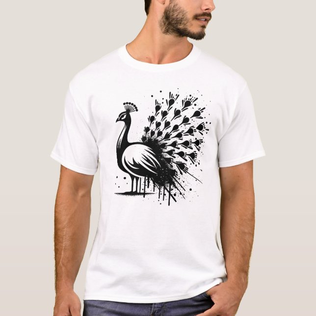 Pfau T-Shirt (Vorderseite)