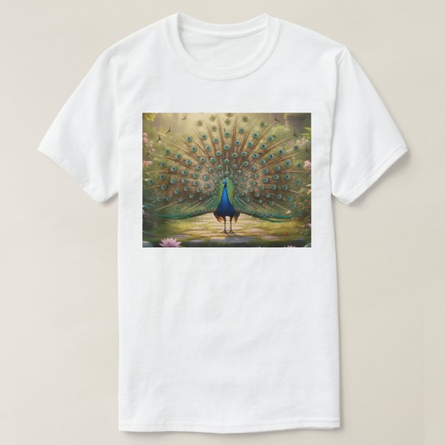 Pfau  T-Shirt (Design vorne)