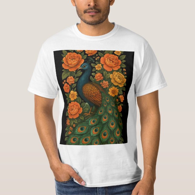 Pfau  T-Shirt (Vorderseite)