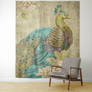 Pfau - Tapestry Wandteppich