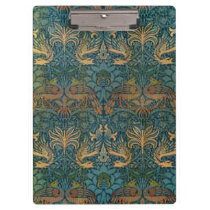 Pfau und Drache, 1878 von William Morris Klemmbrett