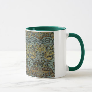 Pfau und Drache durch William Morris Tasse