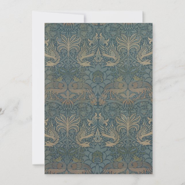 Pfau und Drache von William Morris (Vorderseite)