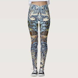 Pfau und Dragon, William Morris Leggings