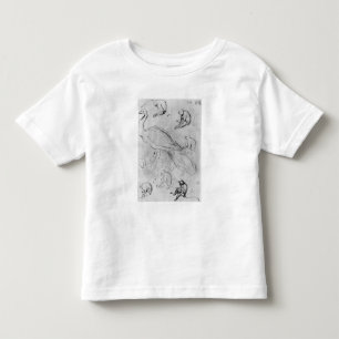 Pfau und sechs Affen Kleinkind T-shirt
