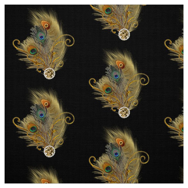 Pfau versieht diamante de stoff (Muster)