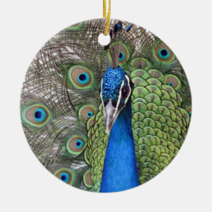 Pfau-Verzierung Keramik Ornament