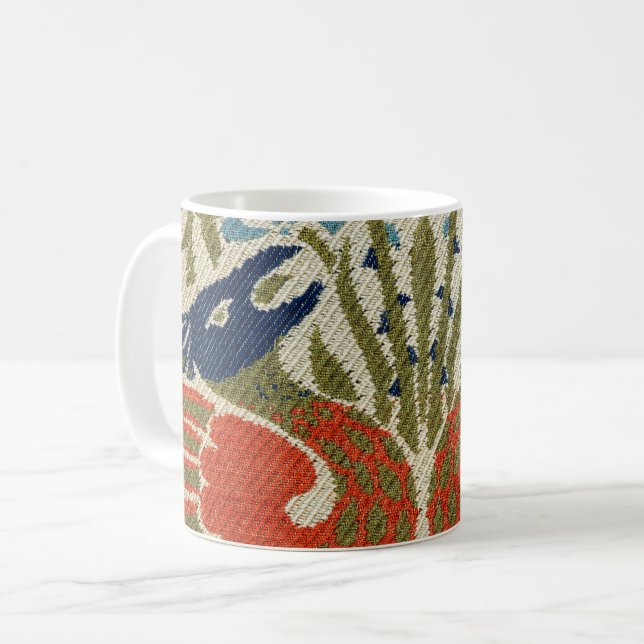 Pfau, William Morris Kaffeetasse (Vorderseite Links)